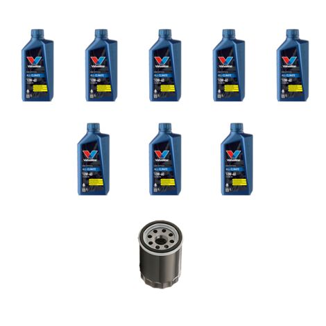Kit filtro olio e 8L compatibile con Nissan Qashqai (J10E,JJ10E) 2.0 dCi 110kw Dal 2007
