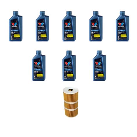 Kit filtro olio e 8L compatibile con Opel Movano B 2.3 Cdti 110 81kw Dal 2014