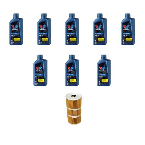 Kit filtro olio e 8L compatibile con Opel Vivaro B 1.6 Biturbo CDTI 88kw dal 2014