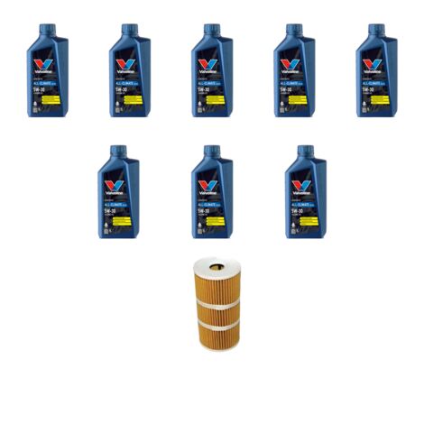 Kit filtro olio e 8L compatibile con Opel Vivaro B 1.6 Biturbo CDTI 92kw dal 2015