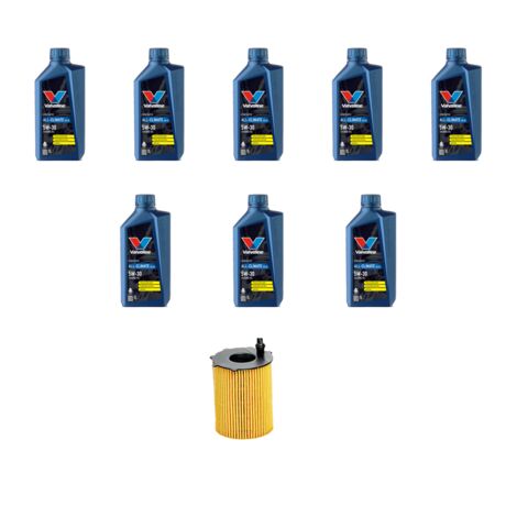 Kit filtro olio e 8L compatibile con Porsche Cayenne II (958) 3.0 v6 Diesel 176Kw dal 2010