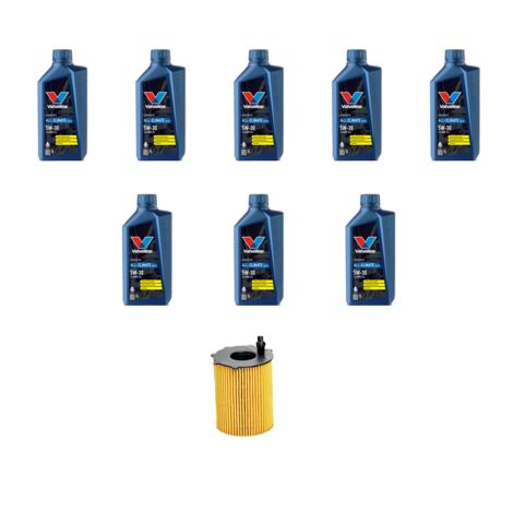 Kit filtro olio e 8L compatibile con Porsche Cayenne II (958) 3.0 v6 Diesel 180Kw dal 2011