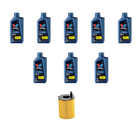 Kit filtro olio e 8L compatibile con Porsche Cayenne II (958) 3.0 v6 Diesel 184Kw dal 2014