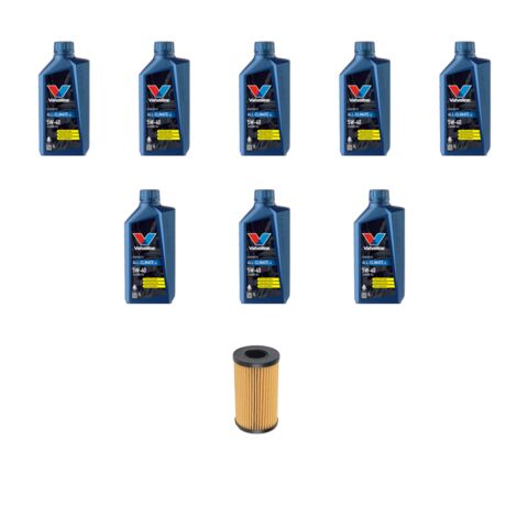 Kit filtro olio e 8L compatibile con Renault Espace IV 3.0 dCi V6 133Kw dal 2006