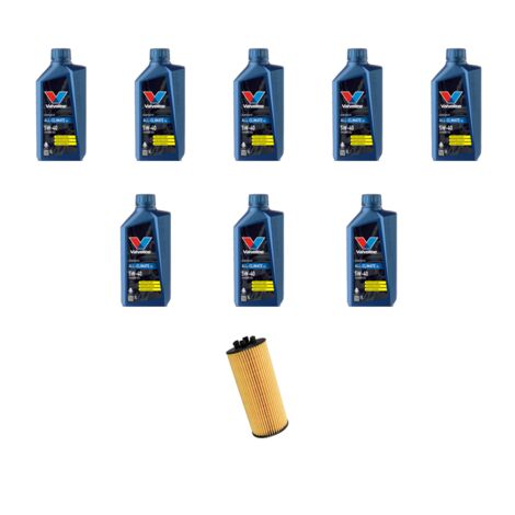 Kit filtro olio e 8L compatibile con Renault Koleos 2.0 Dci 130kw Dal 2008