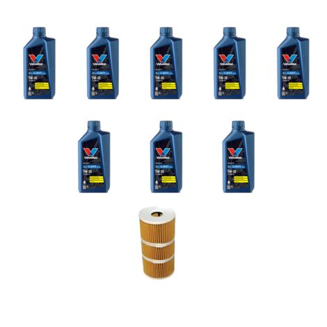 Kit filtro olio e 8L compatibile con Renault Koleos II 2.0 Blue DCI 185 135kw dal 2020