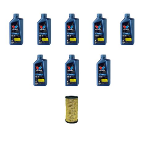 Kit filtro olio e 8L compatibile con Renault Koleos II 2.0 Blue DCI 190 140kw dal 2019