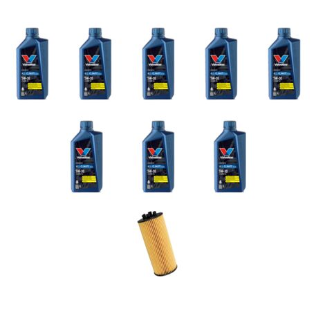 Kit filtro olio e 8L compatibile con Renault Scenic III / Grand Scenic (JZ16) 2.0 DCI 110kw Dal 2009