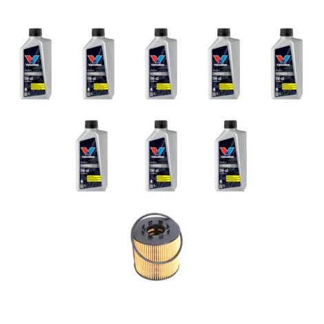 Kit filtro olio e 8L compatibile con Renault Trafic II 2.5 dci 99kw dal 2002