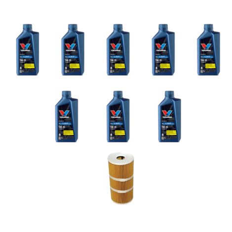 Kit filtro olio e 8L compatibile con Renault Trafic III 1.6 Dci 92kw dal 2015