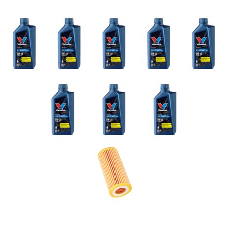 Kit filtro olio e 8L compatibile con Ssangyong Actyon 2.3 110kw dal 2007