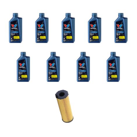 Kit filtro olio e 9L compatibile con Audi ALLROAD II (4FH) 2.7 TDI 120kw dal 2006