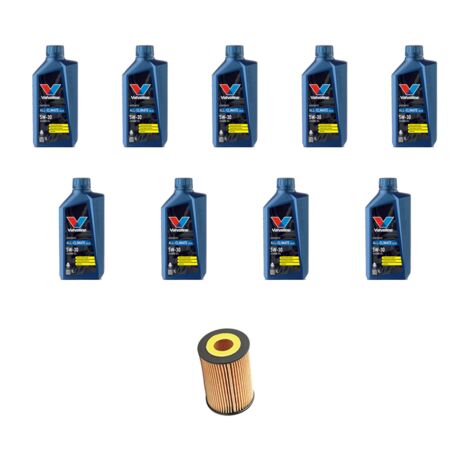 Kit filtro olio e 9L compatibile con Chrysler 300c 3.0 crdi 160kw dal 2005 al 2010