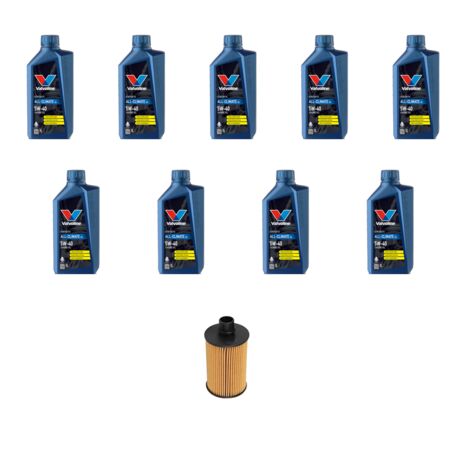 Kit filtro olio e 9L compatibile con Maserati Levante 3.0 Diesel 202kw dal 2016