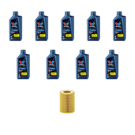 Kit filtro olio e 9L compatibile con Mercedes Classe GL (X164) 320 cdi 165KW DaL 2006 AL 2009