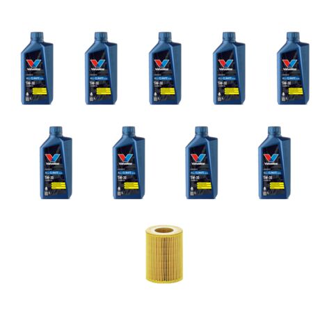Kit filtro olio e 9L compatibile con Mercedes Classe GL (X164) 350 cdi 165KW DaL 2009 AL 2010