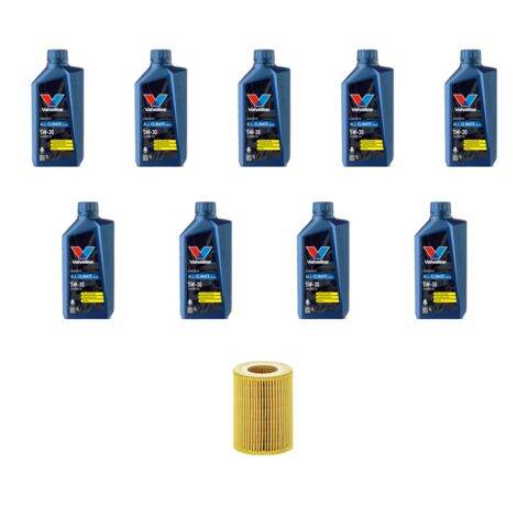 Kit filtro olio e 9L compatibile con Mercedes Classe R (W251) 350 CDI 165kw Dal 2009