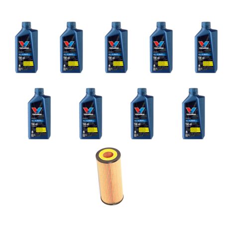 Kit filtro olio e 9L compatibile con Mercedes Classe S (W220) 320 CDI 145kw Dal 1999
