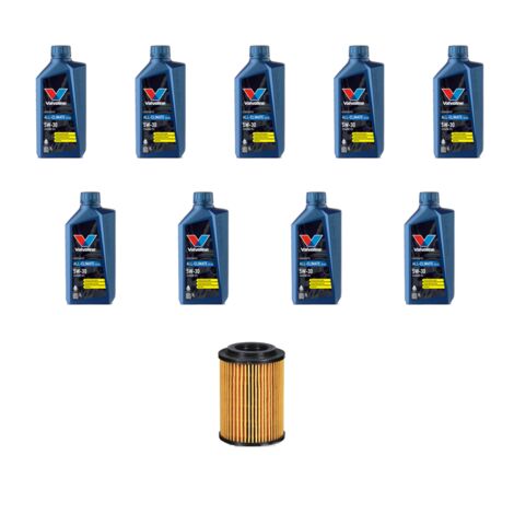 Kit filtro olio e 9L compatibile con Mercedes Classe V II (447) 220 CDI 120kw Dal 2014