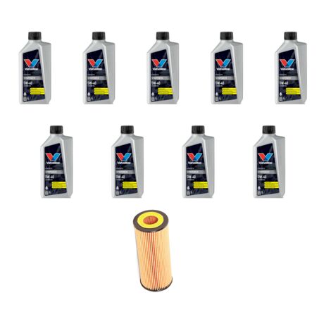 Kit filtro olio e 9L compatibile con Mercedes E Coupe Cabrio (A207,C207) 500 285kw dal 2009