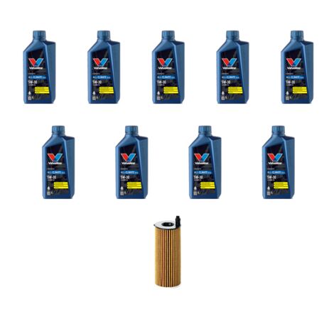 Kit filtro olio e 9L compatibile con Mercedes Vito III (447) 114 CDI 100kw Dal 2019