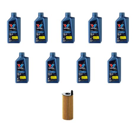 Kit filtro olio e 9L compatibile con Mercedes Vito III (447) 124 CDI 176kw Dal 2020