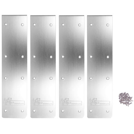 Kit finition margelles droites pour piscine bois rectangulaire - Ubbink - Gris