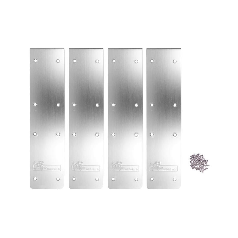 Kit finition margelles droites pour piscine bois rectangulaire - Ubbink