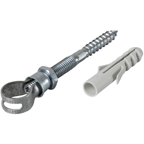KIT FISSAGGIO A PARETE PER CENTRALE RISCALDAMENTO PINZA 8X1/2'' 22MM 4,155,034