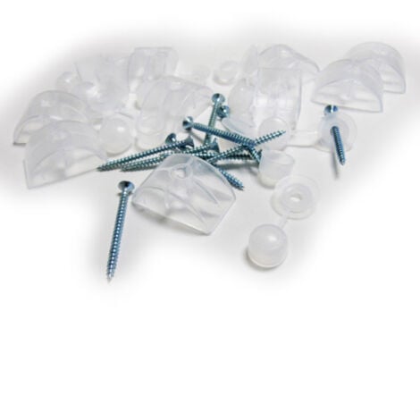 Kit fissaggio onda piccola (x10) Standard, L: 4 cm