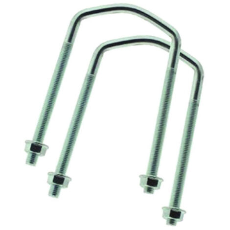 Kit fissaggio palo tv per supporti parabola - mm.75x85h. - dado Ø mm.13 - 10 pz