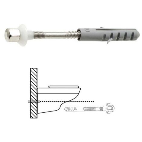 Kit Fissaggio WC Orizzontale 5x70 mm. (2 pezzi)