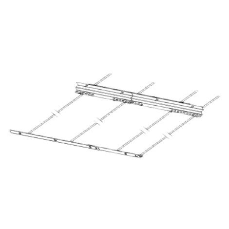 Kit fissaggio zincato per 3 colonne L. 2,5mq per tetto a falda 5770001100234