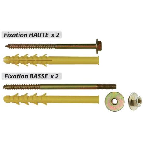 Kit fixation chauffe-eau Placo-platre, diam. 16x240mm