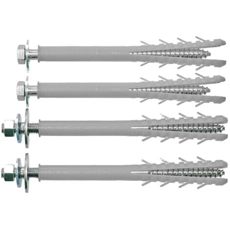 kit fixation - chauffe eau - pour paroi creuse isolée - 12 x 280 mm - bizline 710144