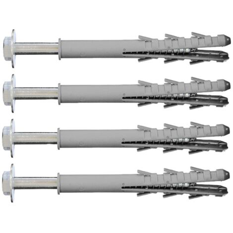 kit fixation - chauffe eau - pour parpaing - 12 x 140 mm - bizline 710149