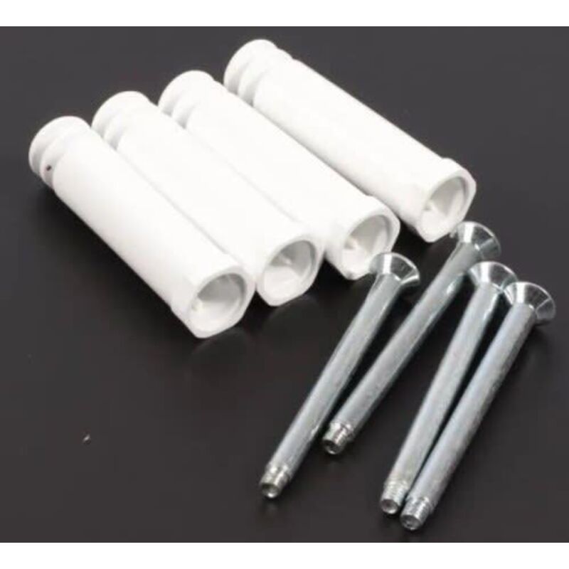 Sauter - Kit fixations murales noir 098283 - seche-serviettes