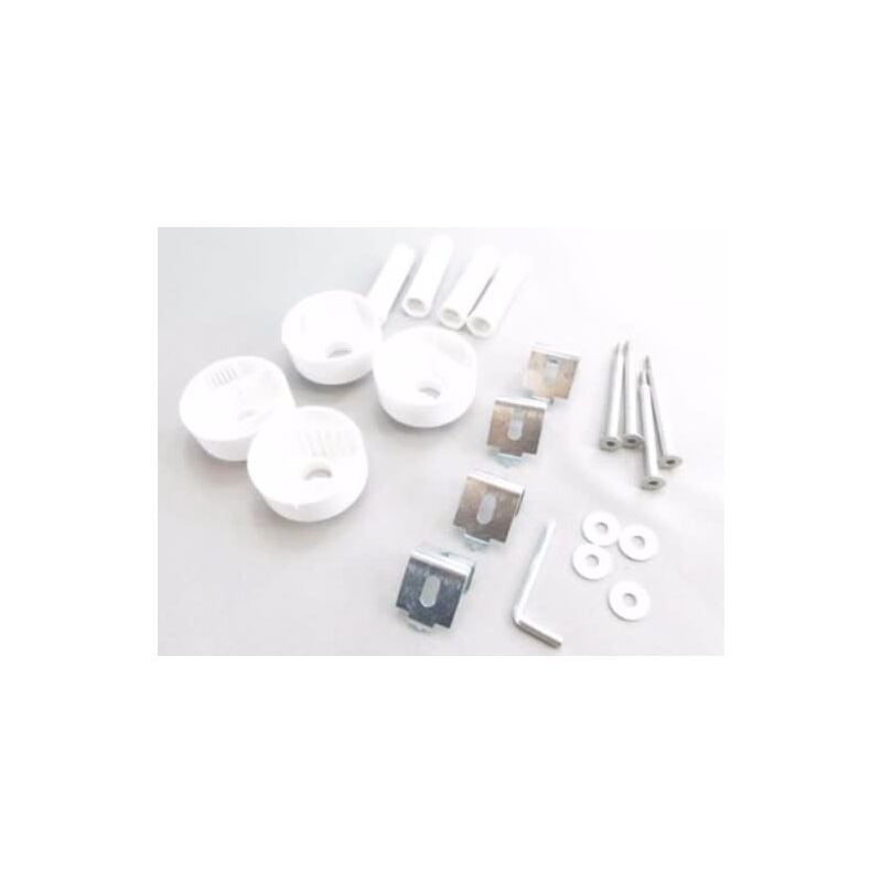 Sauter - Kit fixations+caches+entretoises 098510 - seche-serviettes