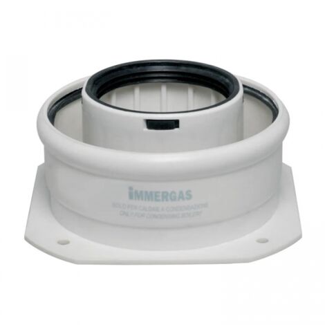 Kit, Flanschsteckdosenadapter, koaxialer Rauchabzug 60/100 PPS - Immergas