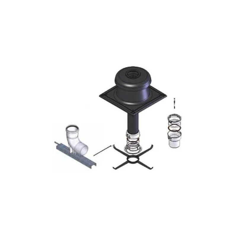

Kit flexible de pared de PP D.80 Completo