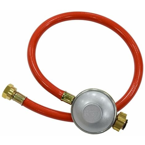Kit flexible gaz 0.75m avec détendeur pour 37mbar propane & 29mbar butane