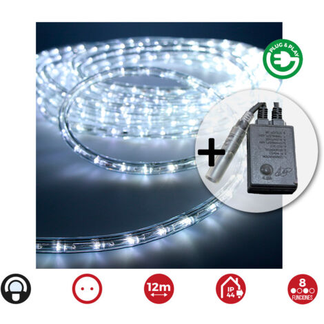 Kit Flexiled 12m Multifonction Lumière Blanche Froide Edm