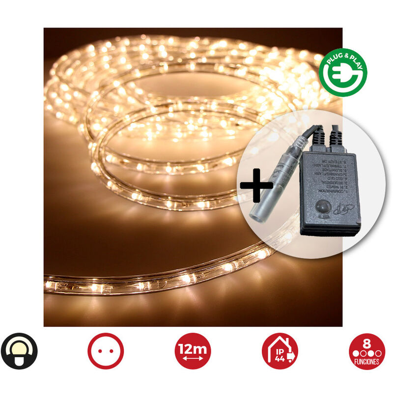 

Kit flexiled 12m multifuncion blanco calido - EDM