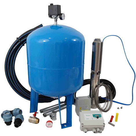 Kit Forage Complet Et Pompe Immergée 230v 4 4cr32crc 2.2kw Coffret De Gestion Et Accessoires