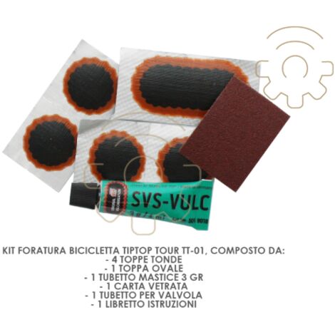 Kit foratura bicicletta tiptop tour tt-01