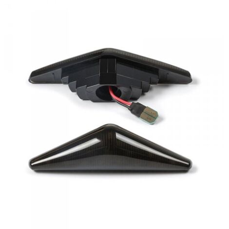 Kit Freccia Laterale a Led Side Marker Lente Nero Fume Luce Bianco Per Ford Focus MKI Mondeo MK3 OEM 1063835 1065645
