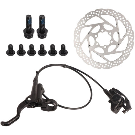 Kit freno a disco a doppio pistone per bici da strada e mountain bike, anteriore sinistro.