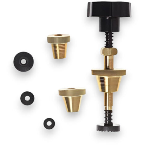 Kit frese rettifica rubinetti varie misure con boccole coniche per tubature idrauliche diametro 40x27 ø 27-32 3/8 1/2 3/4 1 pollice