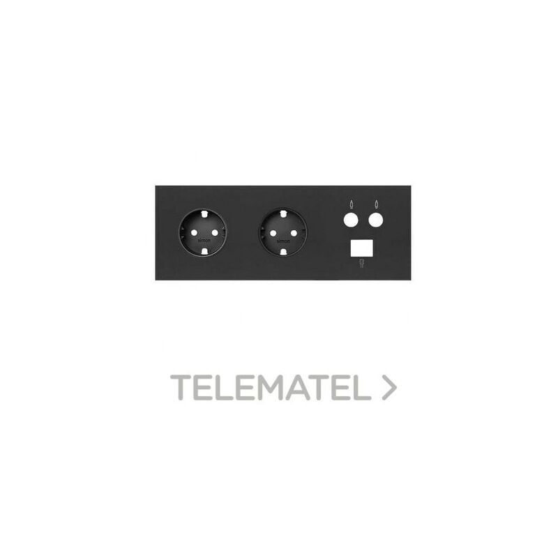 

Kit front 3 el. 2 bases + TV + RJ45 10020303-238 - Simon