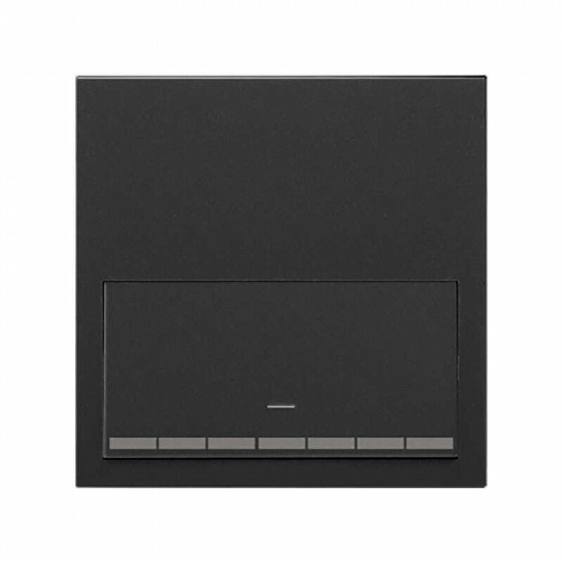 

Kit frontal horizontal 1 elemento 100 con 1 tecla regulable 10020113-238 Negro Mate - Simon